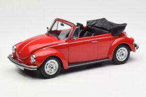 Volkswagen Beetle 1303 Cabriolet Roșu Norev 1:18 188529 Metal
