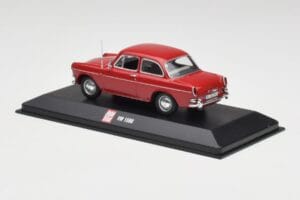 Volkswagen 1500 Ruby Roșu Minichamps 1:43 VW001 Metal - imaginea 3 din 4