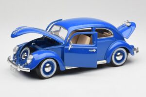 Volkswagen Beetle Albastru Bburago 1:18 23124646 Metal - imaginea 2 din 8