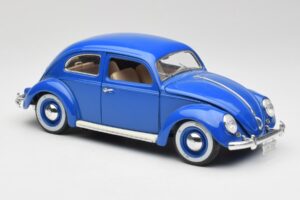 Volkswagen Beetle Albastru Bburago 1:18 23124646 Metal - imaginea 6 din 8