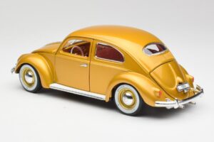Volkswagen Beetle Auriu Bburago 1:18 3361 Metal - imaginea 7 din 8