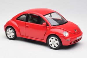 Volkswagen New Beetle Roșu Bburago 1:18 8185108 Metal - imaginea 6 din 8