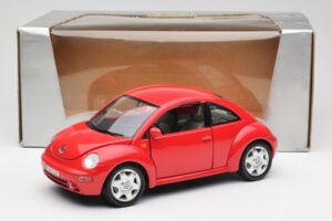 Volkswagen New Beetle Roșu Bburago 1:18 8185108 Metal - imaginea 8 din 8