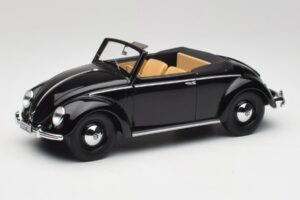 Volkswagen Beetle Type 1 Hebmuller Cabriolet Negru Minichamps 1:18 107054232 Metal
