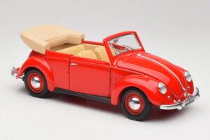 Volkswagen Cabriolet Ruby Roșu Maisto 1:18 32826 Metal - imaginea 6 din 8