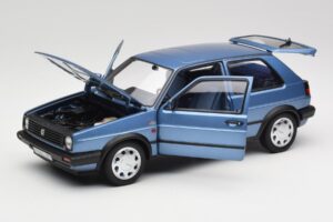 Volkswagen Golf Mk2 10 Million Star Albastru Metalizat Norev 1:18 188562 Metal - imaginea 2 din 8