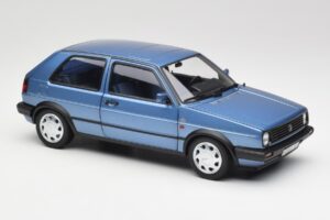 Volkswagen Golf Mk2 10 Million Star Albastru Metalizat Norev 1:18 188562 Metal - imaginea 6 din 8