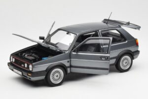Volkswagen Golf Mk2 GTI Gri Metalizat Norev 1:18 188442 Metal - imaginea 2 din 8