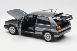 Volkswagen Golf Mk2 GTI Gri Metalizat Norev 1:18 188442 Metal - imaginea 5 din 8