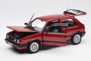 Volkswagen Golf Mk2 GTI Roșu Metalizat Norev 1:18 188555 Metal - imaginea 2 din 8