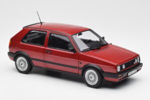Volkswagen Golf Mk2 GTI Roșu Metalizat Norev 1:18 188555 Metal - imaginea 6 din 8