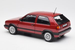 Volkswagen Golf Mk2 GTI Roșu Metalizat Norev 1:18 188555 Metal - imaginea 7 din 8