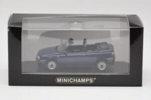 Volkswagen Golf Mk3 Cabriolet Maritime Albastru Minichamps 1:43 400055530 Metal - imaginea 4 din 4