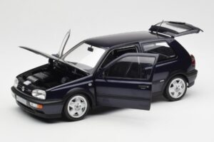 Volkswagen Golf Mk3 VR6 Albastru Metalizat Norev 1:18 188462 Metal - imaginea 2 din 8