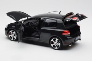 Volkswagen Golf Mk6 GTI Gri Metalizat Norev 1:18 188503 Metal - imaginea 5 din 7