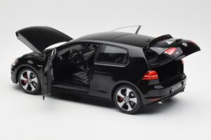 Volkswagen Golf Mk7 GTI Negru Norev 1:18 188550 Metal - imaginea 5 din 8
