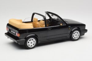 Volkswagen Golf Mk1 Cabriolet Negru Norev 1:18 188568 Metal - imaginea 2 din 6