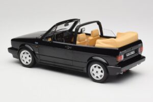 Volkswagen Golf Mk1 Cabriolet Negru Norev 1:18 188568 Metal - imaginea 5 din 6