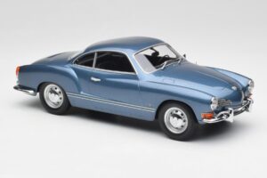 Volkswagen Karmann Ghia Coupe Neptune Albastru Minichamps 1:18 155054022 Metal - imaginea 4 din 6