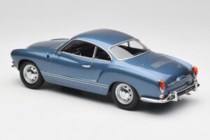 Volkswagen Karmann Ghia Coupe Neptune Albastru Minichamps 1:18 155054022 Metal - imaginea 5 din 6