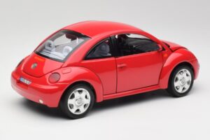 Volkswagen New Beetle Roșu Bburago 1:18 3342 Metal - imaginea 3 din 8