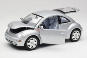 Volkswagen New Beetle Reflex Argintiu Metalic Bburago 1:18 3322 Metal - imaginea 2 din 8