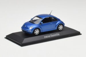 Volkswagen New Beetle Satellite Albastru Minichamps 1:43 430058004 Metal - imaginea 2 din 4