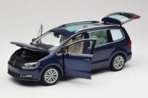 Volkswagen Sharan 7N Shadow Albastru Metalizat Minichamps 1:18 110051100 Metal - imaginea 2 din 8