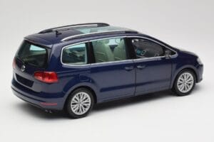 Volkswagen Sharan 7N Shadow Albastru Metalizat Minichamps 1:18 110051100 Metal - imaginea 3 din 8
