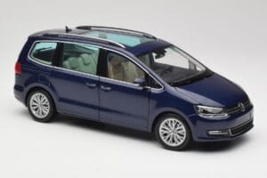 Volkswagen Sharan 7N Shadow Albastru Metalizat Minichamps 1:18 110051100 Metal - imaginea 6 din 8