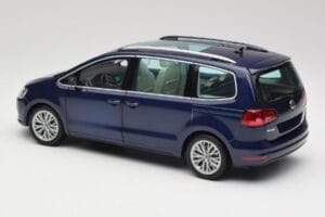 Volkswagen Sharan 7N Shadow Albastru Metalizat Minichamps 1:18 110051100 Metal - imaginea 7 din 8