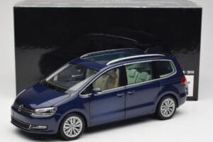 Volkswagen Sharan 7N Shadow Albastru Metalizat Minichamps 1:18 110051100 Metal - imaginea 8 din 8