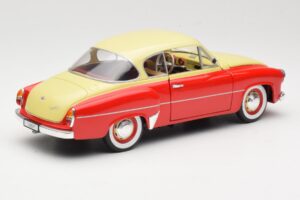 Wartburg 311 Coupe Roșu & Bej Revell 1:18 8418 Metal - imaginea 3 din 8