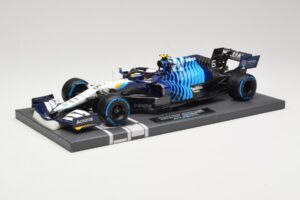 Williams Racing Mercedes FW43B #6 N. Latifi Belgian GP 2021 Minichamps 1:18 117211306 Metal - imaginea 2 din 6