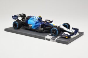 Williams Racing Mercedes FW43B #6 N. Latifi Belgian GP 2021 Minichamps 1:18 117211306 Metal - imaginea 4 din 6