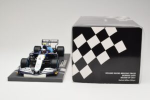 Williams Racing Mercedes FW43B #6 N. Latifi Belgian GP 2021 Minichamps 1:18 117211306 Metal - imaginea 6 din 6