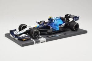 Williams Racing Mercedes FW43B #6 N. Latifi Saudi Arabian GP 2021 Minichamps 1:18 117212206 Metal - imaginea 2 din 6