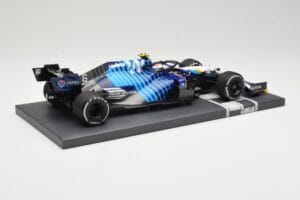 Williams Racing Mercedes FW43B #6 N. Latifi Saudi Arabian GP 2021 Minichamps 1:18 117212206 Metal - imaginea 3 din 6