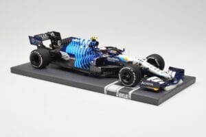 Williams Racing Mercedes FW43B #6 N. Latifi Saudi Arabian GP 2021 Minichamps 1:18 117212206 Metal - imaginea 4 din 6