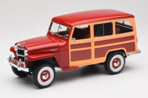 Willys Jeep Station Wagon Roșu Road Signature 1:18 92858 Metal