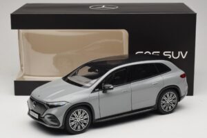 Mercedes EQS SUV X296 Manufaktur Alpine Grey NZG 1:18 B66960591 Metal - imaginea 8 din 8