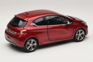 Peugeot 208 GTI Rubis Red Norev 1:18 184700 Metal - imaginea 3 din 8
