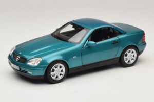 Mercedes SLK R170 Vivianite Green Norev 1:18 183021 Metal - imaginea 3 din 10