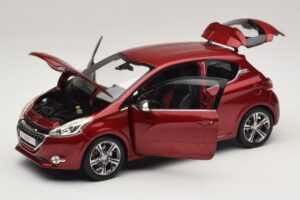 Peugeot 208 GTI Rubis Red Norev 1:18 184700 Metal - imaginea 2 din 8
