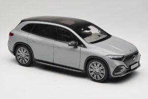 Mercedes EQS SUV X296 Manufaktur Alpine Grey NZG 1:18 B66960591 Metal - imaginea 6 din 8