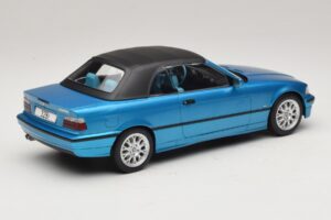 BMW 3 Series E36 Cabriolet Albastru Metalizat MCG 1:18 MCG18319 Metal - imaginea 3 din 7
