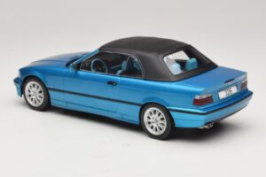BMW 3 Series E36 Cabriolet Albastru Metalizat MCG 1:18 MCG18319 Metal - imaginea 6 din 7