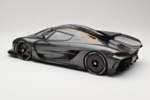 Koenigsegg Jesko Absolut 0-400-0 km/h Record Graphite Grey GT Spirit 1:12 GT575 Rășină - imaginea 5 din 6