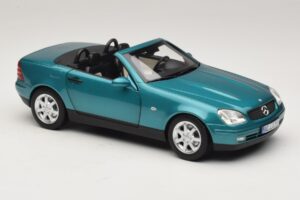 Mercedes SLK R170 Vivianite Green Norev 1:18 183021 Metal - imaginea 8 din 10