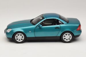 Mercedes SLK R170 Vivianite Green Norev 1:18 183021 Metal - imaginea 5 din 10